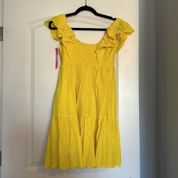Lilly Pulitzer Asteria Eyelet Babydoll Dress - Size 0 - Picture 5 of 7